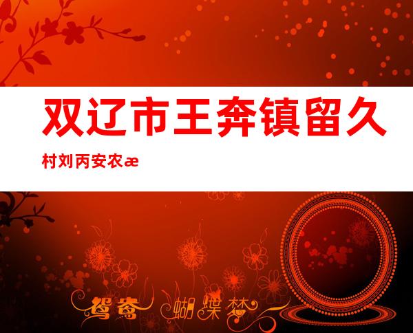 双辽市王奔镇留久村刘丙安农机专业合作社