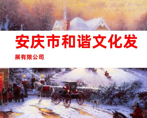 安庆市和谐文化发展有限公司
