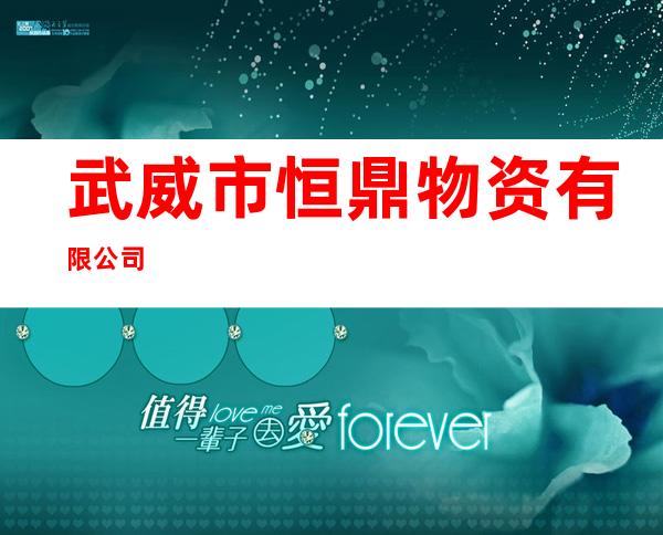 武威市恒鼎物资有限公司