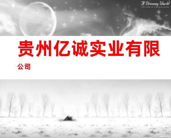 贵州亿诚实业有限公司
