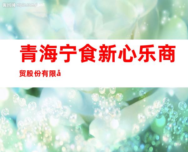 青海宁食新心乐商贸股份有限公司海湖店